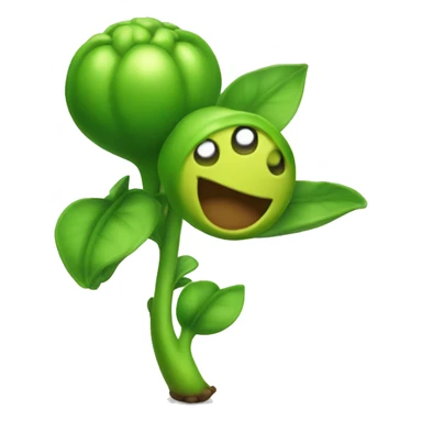 Peashooter from pvz sticker