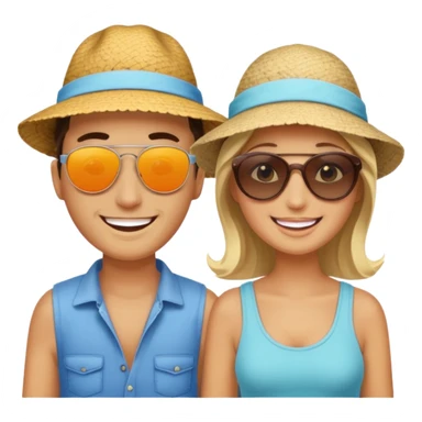 Coastal Town People sticker