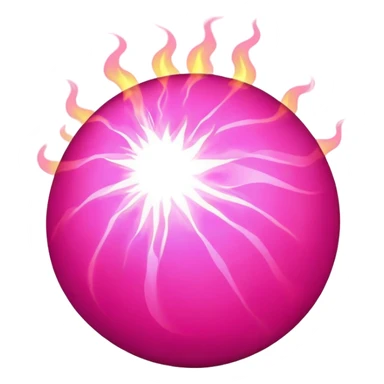 Pink fire bomb sticker