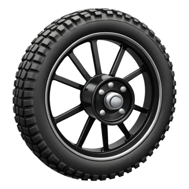 Roue arrière moto cross sticker