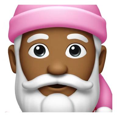 Pink Santa Claus  sticker