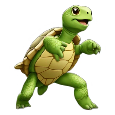 Tortue qui dance sticker