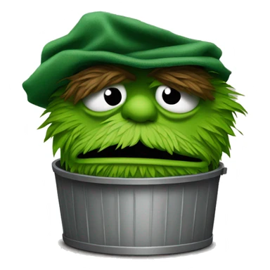 oscar the grouch sticker