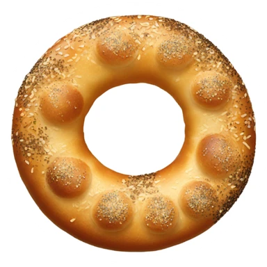 Everything bagel sticker