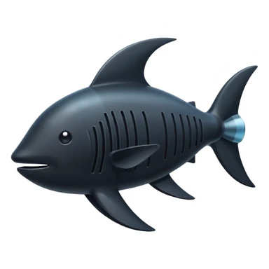 The underwater fin sticker