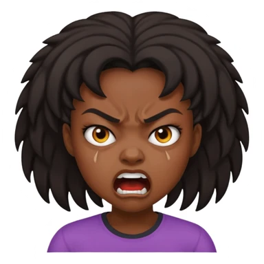 tsion angry black girl ragebait sticker
