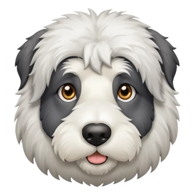 Perro viejo pastor inglés sticker