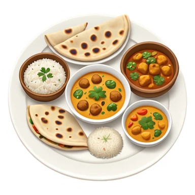 ios 18 aesthetic indian food sticker