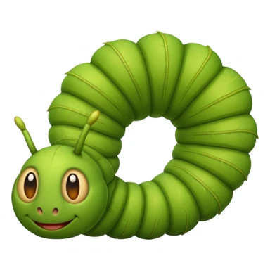 Caterpillar emoji sticker