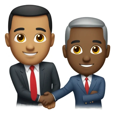 dominican man hugging donald trump sticker