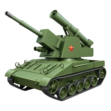 Soviet anti-aircraft gun ZSU-23-4 sticker
