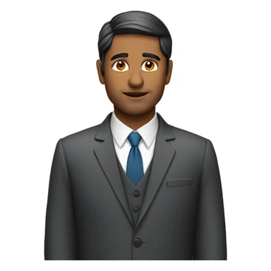 Indian man wearing a suit  sticker