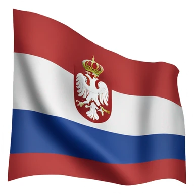 Serbia flag sticker