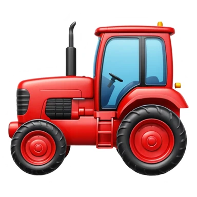 plastic toy  tractor sticker