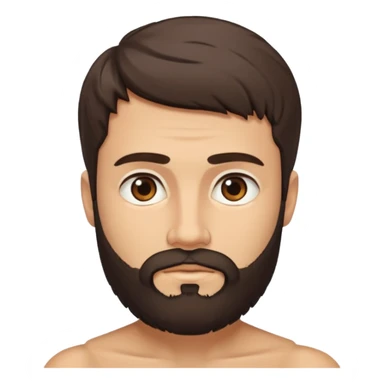 white ancient greek young man with beard sticker