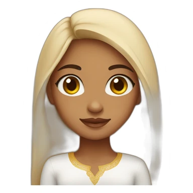 Brown-young-beautiful-Moroccan-girl sticker