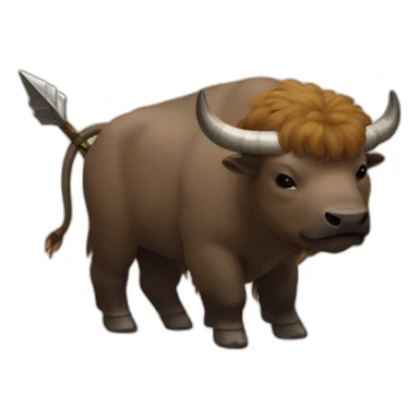 appa flying bison with arrow on forehead from avatar the last airbender sticker