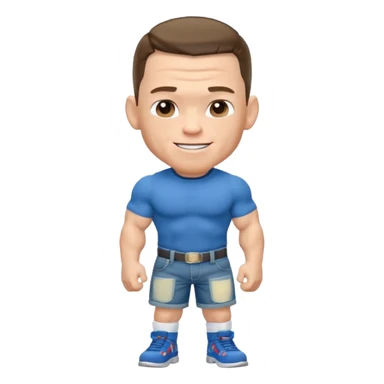 John cena chibi  sticker
