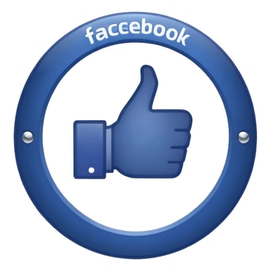 représente le célèbre badge de certification Facebook (blue check " ou "pastille bleue) sticker