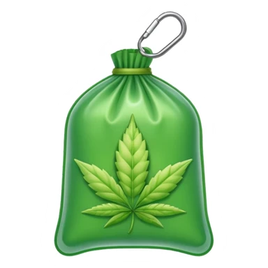 weed bud pack zip transparent sticker