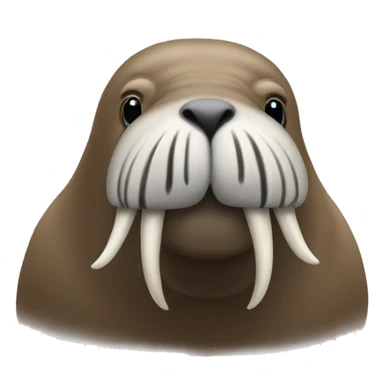 Cocky walrus sticker
