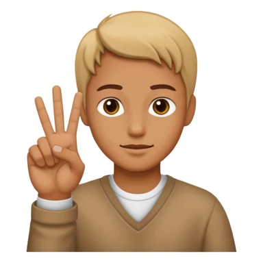 Yvl hand sign  sticker