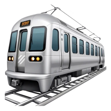 Subway Train (NYC) - Bombardier (Model Year: 2021) (Iconic colour: Silver) sticker