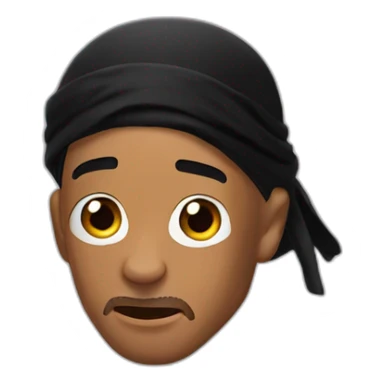 Will smith with black durag shocked sticker