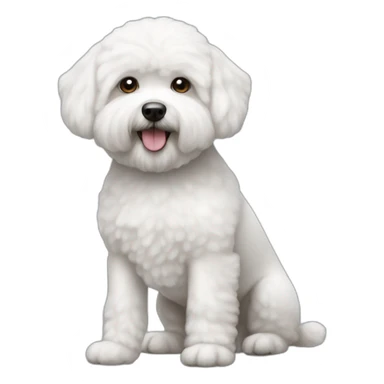 bichon frise sticker