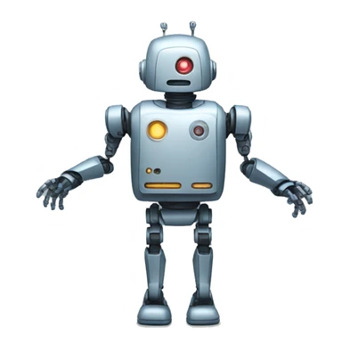 a robot witha hart sticker