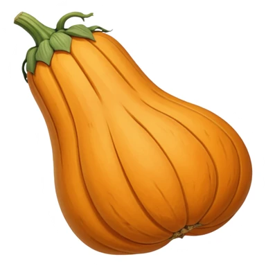 dried pale butternut squash  sticker