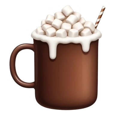 cocoa with marshmallows sticker