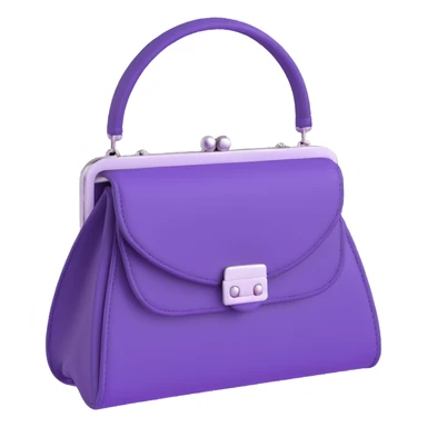 Purple goth purse sticker