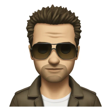 Fight club movie Tyler durden emoji  sticker