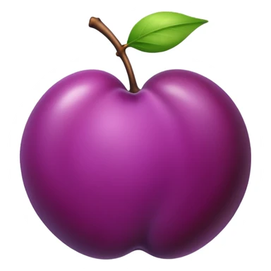 Plum sticker