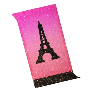 Pink ombre French Revolution guillotine with glitter  sticker