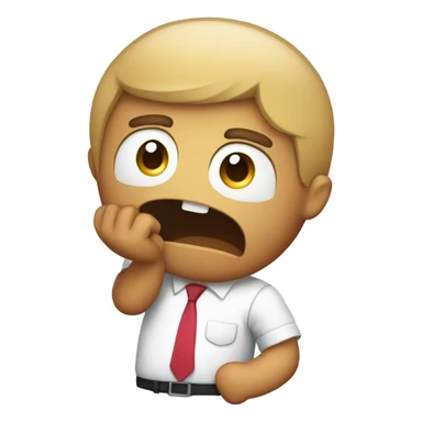 Bad stomach ache sticker