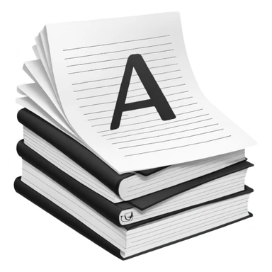 generate a small emoji for the word "artificial intelligence notes" sticker