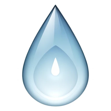 crystal tear drop sticker