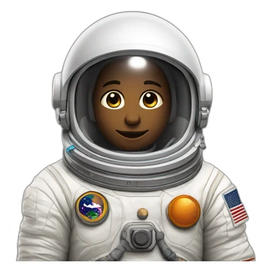 Cosmonaut on other planet have a problem sticker