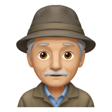 abuelo de pueblo cerrado sticker