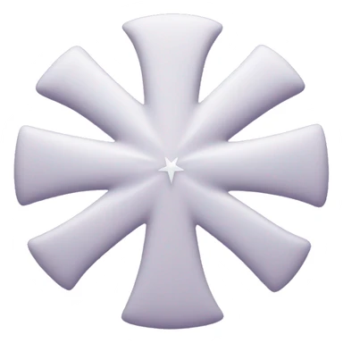 White star of Goliath on a purple square background  sticker