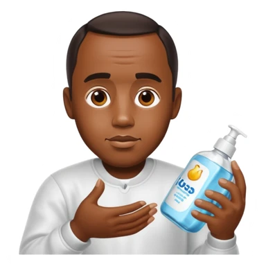 diddy with baby oil sticker