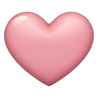 Brownish pink heart sticker