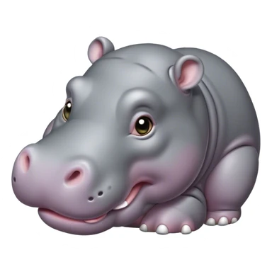 Baby hippo  sticker