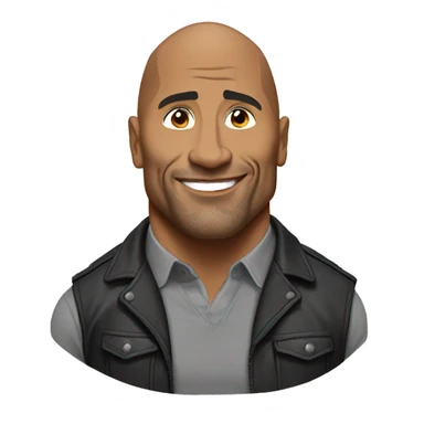 the rock Johnson  sticker