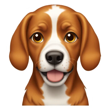 A dog with ginger hair sticker