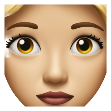 emoji face w wife eyes and puckered lips sticker