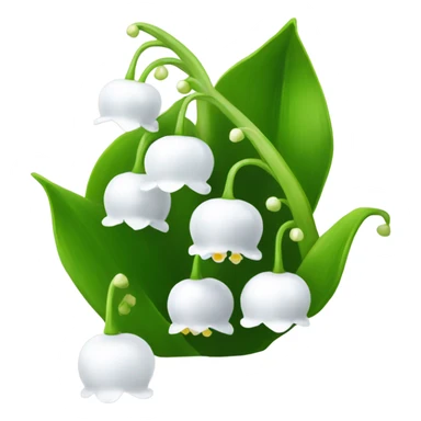 Lily of the valley sticker
