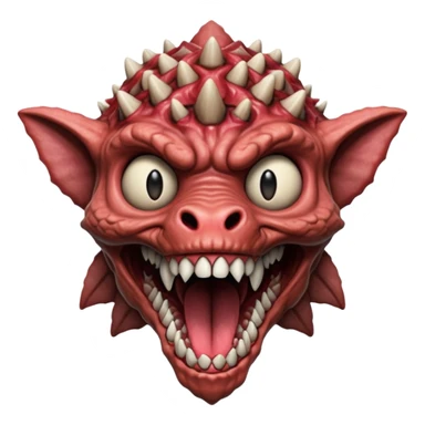 Stranger things demogorgon head sticker